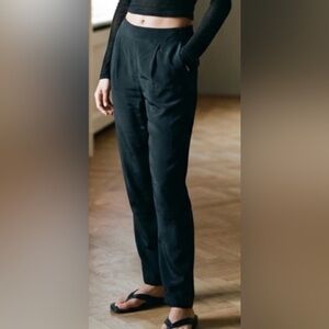 Cynthia Rowley Silk Pants Black Size 4